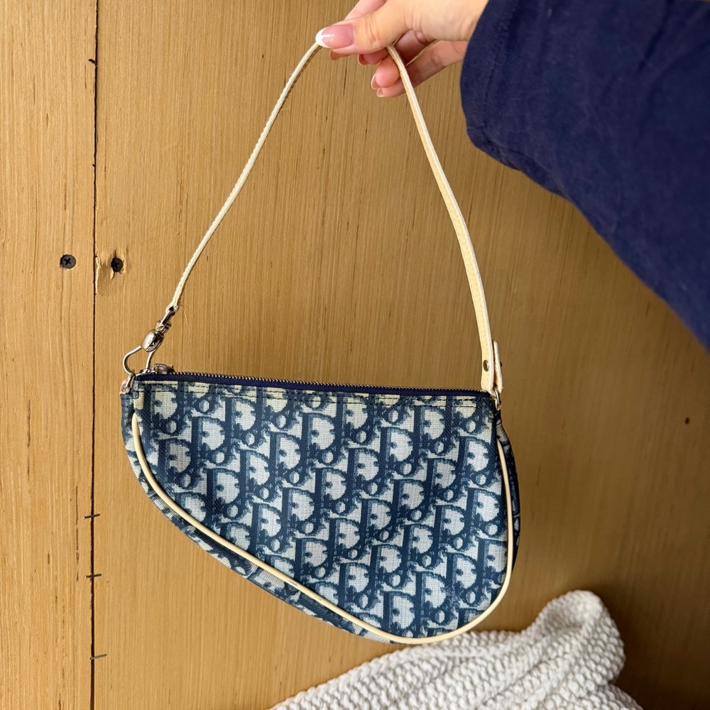 Christian Dior Diorissimo Saddle Shoulder Bag - Picture 3 of 11